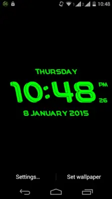 3D Clock Live Wallpaper android App screenshot 6